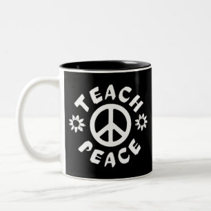 Caneca De Café Em Dois Tons Paz de Teach