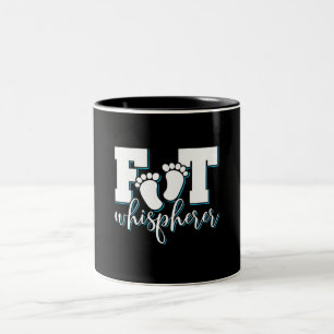 Caneca De Café Em Dois Tons Pé-Sussuro - Podiatra-Pé-Doutor