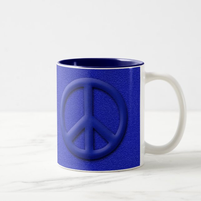 Caneca De Café Em Dois Tons Peace Caffee Mug (Direita)