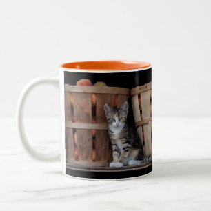 Caneca De Café Em Dois Tons Peaches Kitten