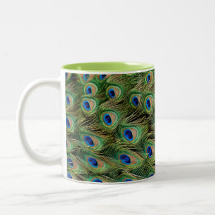 Caneca De Café Em Dois Tons Peacock Mug