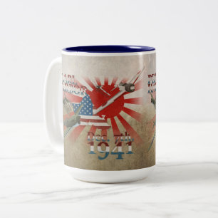 Caneca De Café Em Dois Tons Pearl Habor, 7 De Dezembro De 1941, Mug De Café De