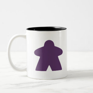 Caneca De Café Em Dois Tons Peça de Conselho Roxo
