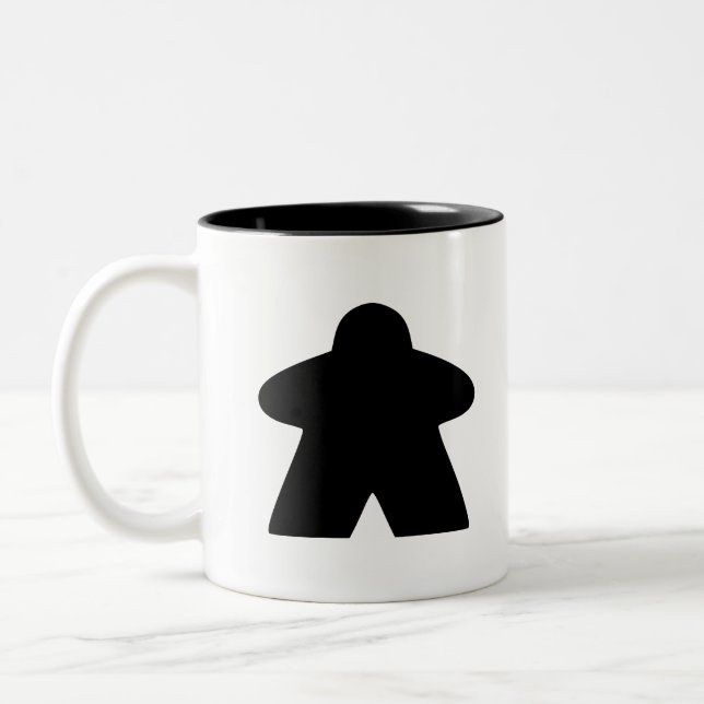 Caneca De Café Em Dois Tons Peça de jogo de Conselho Black Meple (Esquerda)