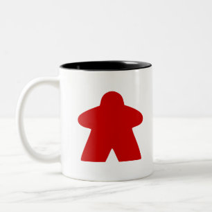 Caneca De Café Em Dois Tons Peça de Jogo de Conselho Red Meple