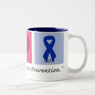 Caneca De Café Em Dois Tons Pederastia da cura do amor da paz