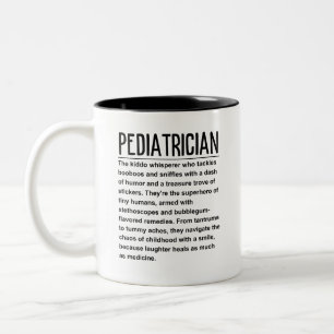 Caneca De Café Em Dois Tons Pediatra