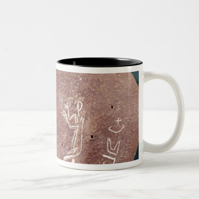 Caneca De Café Em Dois Tons Pedra inscreida com um dançarino (Direita)