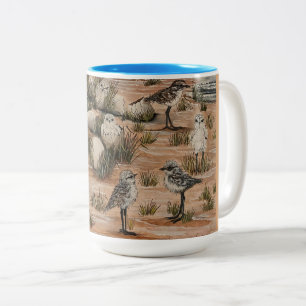 Caneca De Café Em Dois Tons Peeps Coffee Mug