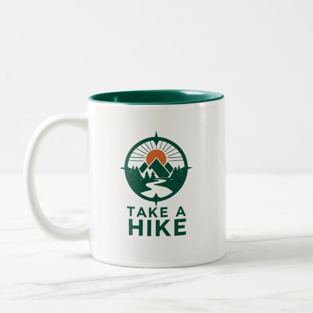 Caneca De Café Em Dois Tons Pegue um caminhonete (Esquerda)