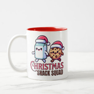 Caneca De Café Em Dois Tons Peixe de Natal - Esquadrão Kawaii — Leite e Biscoi