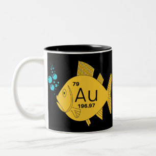 Caneca De Café Em Dois Tons Peixe Dourado