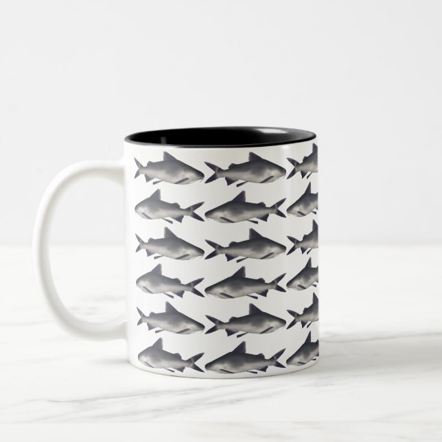 Caneca De Café Em Dois Tons Peixe-gato-pequeno (Esquerda)