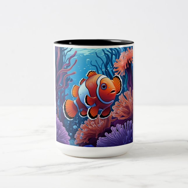 Caneca De Café Em Dois Tons Peixe-Palha (Centro)