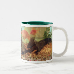 Caneca De Café Em Dois Tons Peixe-tanque