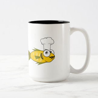 Caneca De Café Em Dois Tons Peixes e Chic.