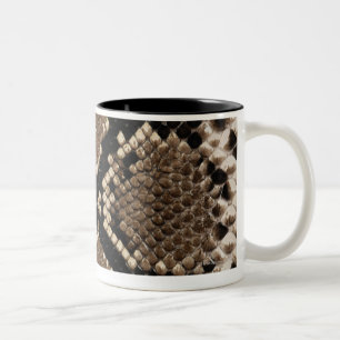 Caneca De Café Em Dois Tons Pele de cobra