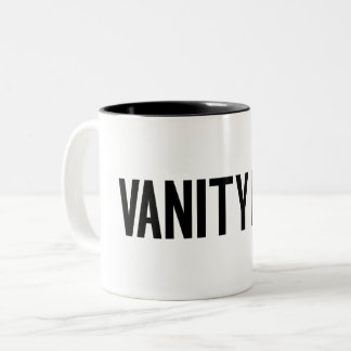 Caneca De Café Em Dois Tons Pele de Vanity Black
