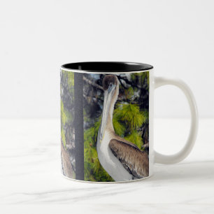 Caneca De Café Em Dois Tons Pelicano Marrom Juvenil