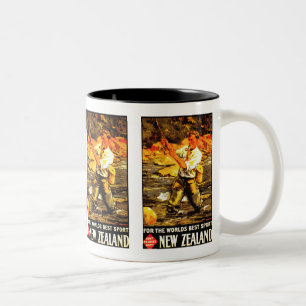 Caneca De Café Em Dois Tons Pelo melhor esporte do mundo ~ Nova Zelândia