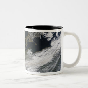 Caneca De Café Em Dois Tons Pena da cinza do vulcão 2 de Eyjafjallajokull