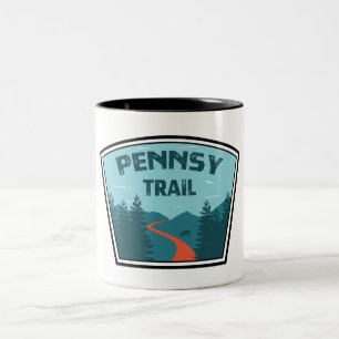 Caneca De Café Em Dois Tons Pennsy Trail Indianapolis
