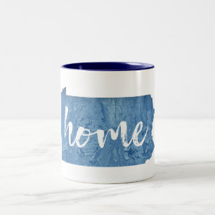 Caneca De Café Em Dois Tons Pensilvânia Home Wood Grain