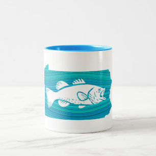 Caneca De Café Em Dois Tons Pensilvânia Wave Fisheries