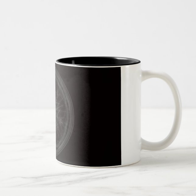 Caneca De Café Em Dois Tons Pentagram (Direita)