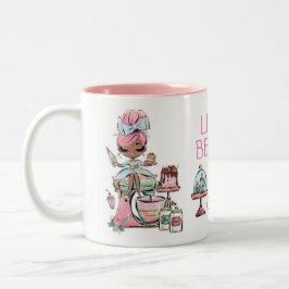 Caneca De Café Em Dois Tons Pequenas empresas - cupcakes