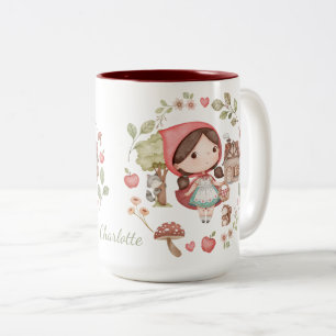 Caneca De Café Em Dois Tons Pequeno Cabelo Vermelho, Cuado