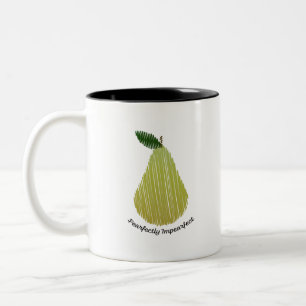 Caneca De Café Em Dois Tons Pera imperfeita