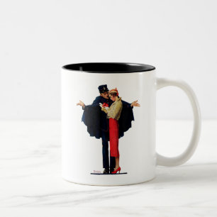 Caneca De Café Em Dois Tons Perdido em Paris