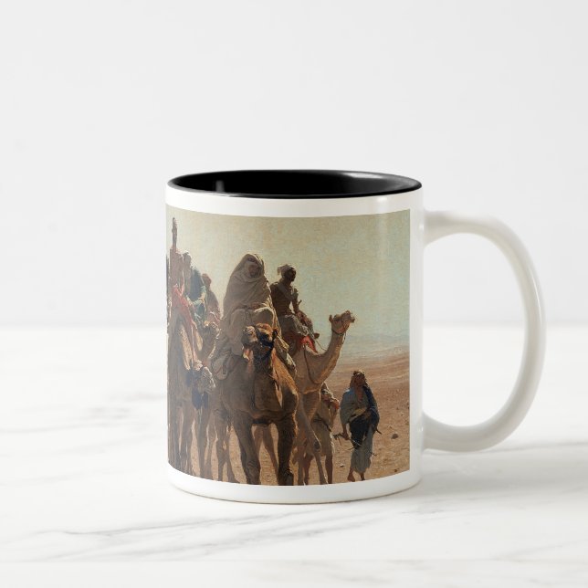 Caneca De Café Em Dois Tons Peregrinos que vão à Meca, 1861 (Direita)