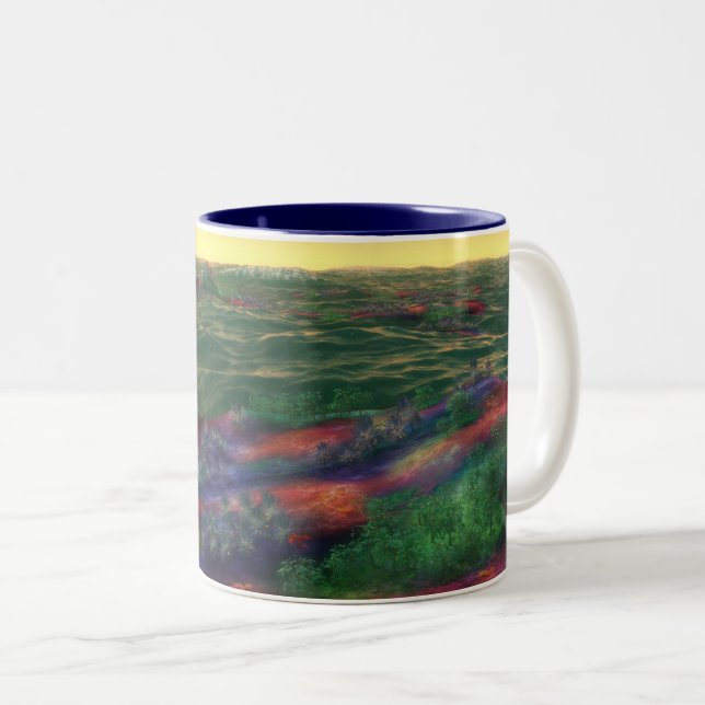Caneca De Café Em Dois Tons Perelandra Mug (Frente Esquerda)