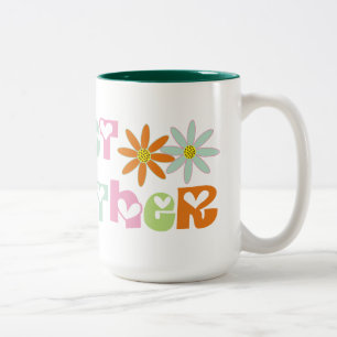 Caneca De Café Em Dois Tons Perfeito Mãe Mugs