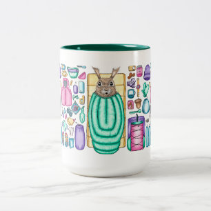 Caneca De Café Em Dois Tons Perfuração de proteção de proteção de imagem de es