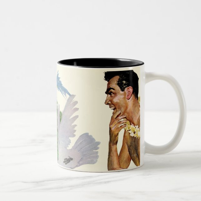 Caneca De Café Em Dois Tons Período das ilhas (Direita)
