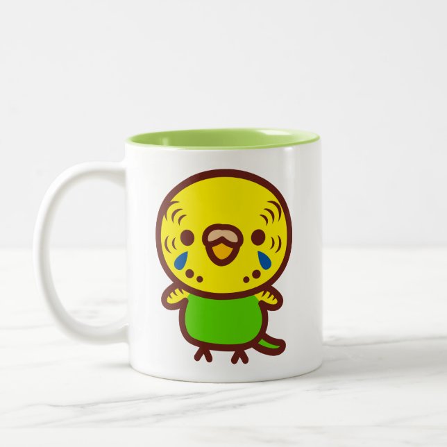 Caneca De Café Em Dois Tons Periquito / Fêmea normal (Esquerda)