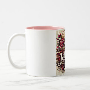 Caneca De Café Em Dois Tons Permitir Regra de Amor