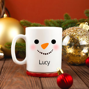 Caneca De Café Em Dois Tons Pernalas personalizadas, Mug de Natal personalizad