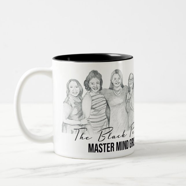 Caneca De Café Em Dois Tons Pérola Negra Coffee Mug (Esquerda)