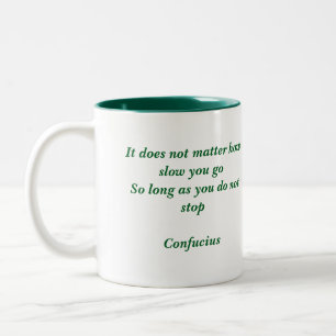 Caneca De Café Em Dois Tons Perserverso