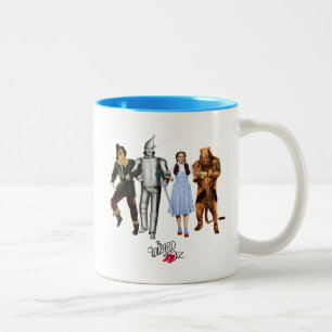 Caneca De Café Em Dois Tons Personagens Clássicos do Mágico de Oz