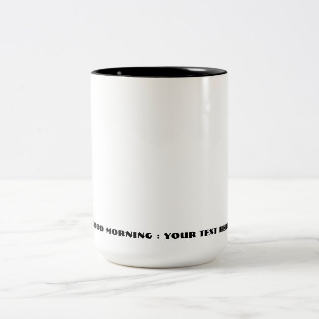 Caneca De Café Em Dois Tons Personalizado  (Centro)