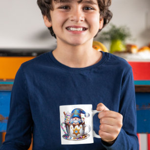 Caneca De Café Em Dois Tons Personalizar Cacau Quente