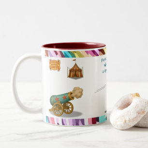 Caneca De Café Em Dois Tons Personalize: Hannibal a Bola de Canhão