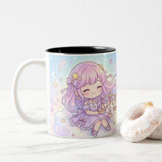 Caneca De Café Em Dois Tons Personalized Cute Libra Zodiac Mug