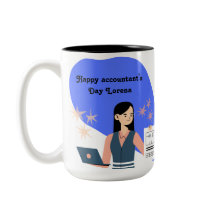 personalized mug to celebrate the accountant