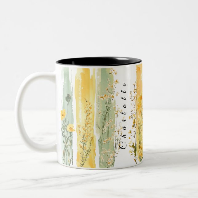 Caneca De Café Em Dois Tons personalizedwildflow contrabando 4 (Esquerda)